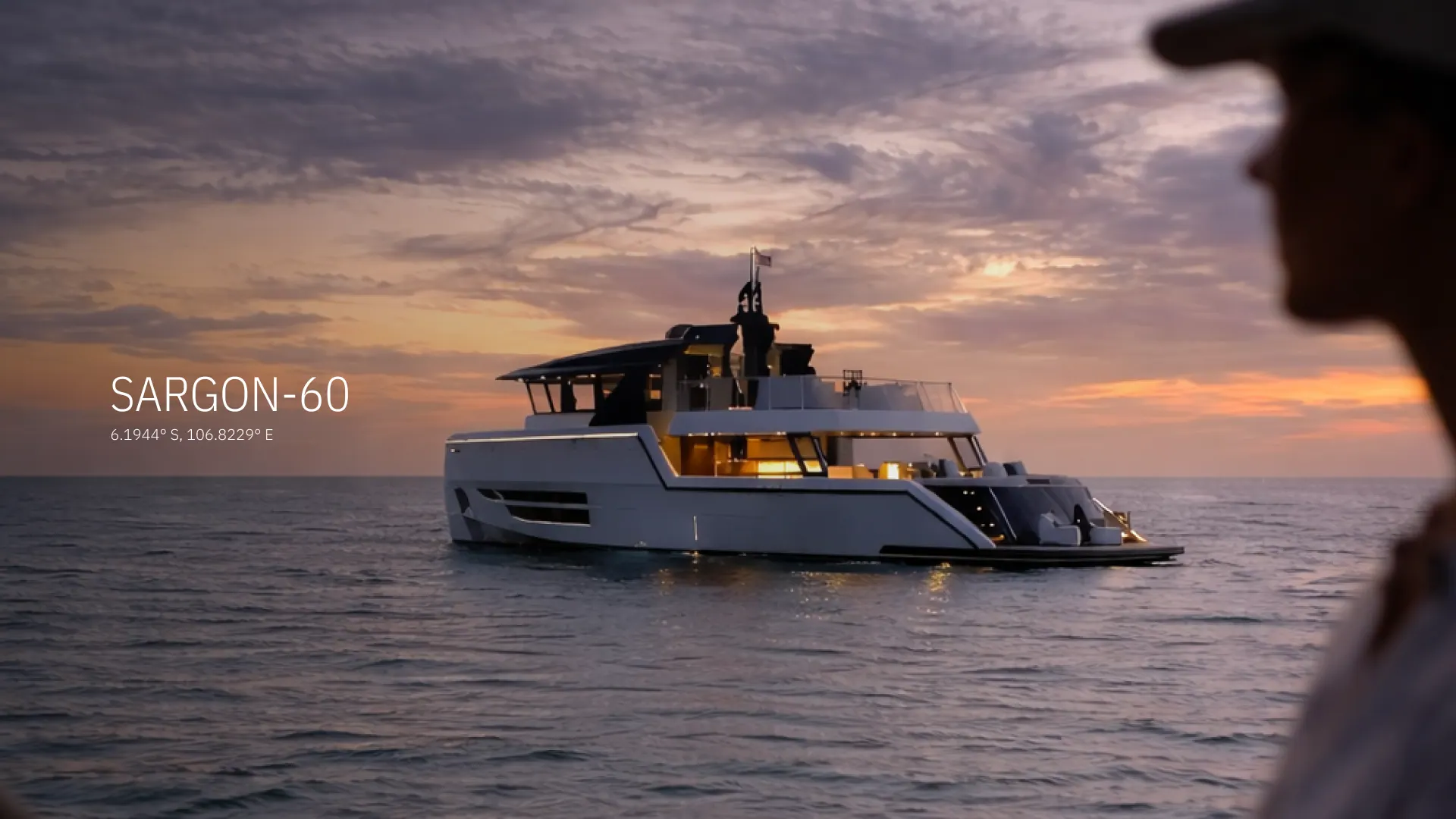 SARGON-60 at sunset